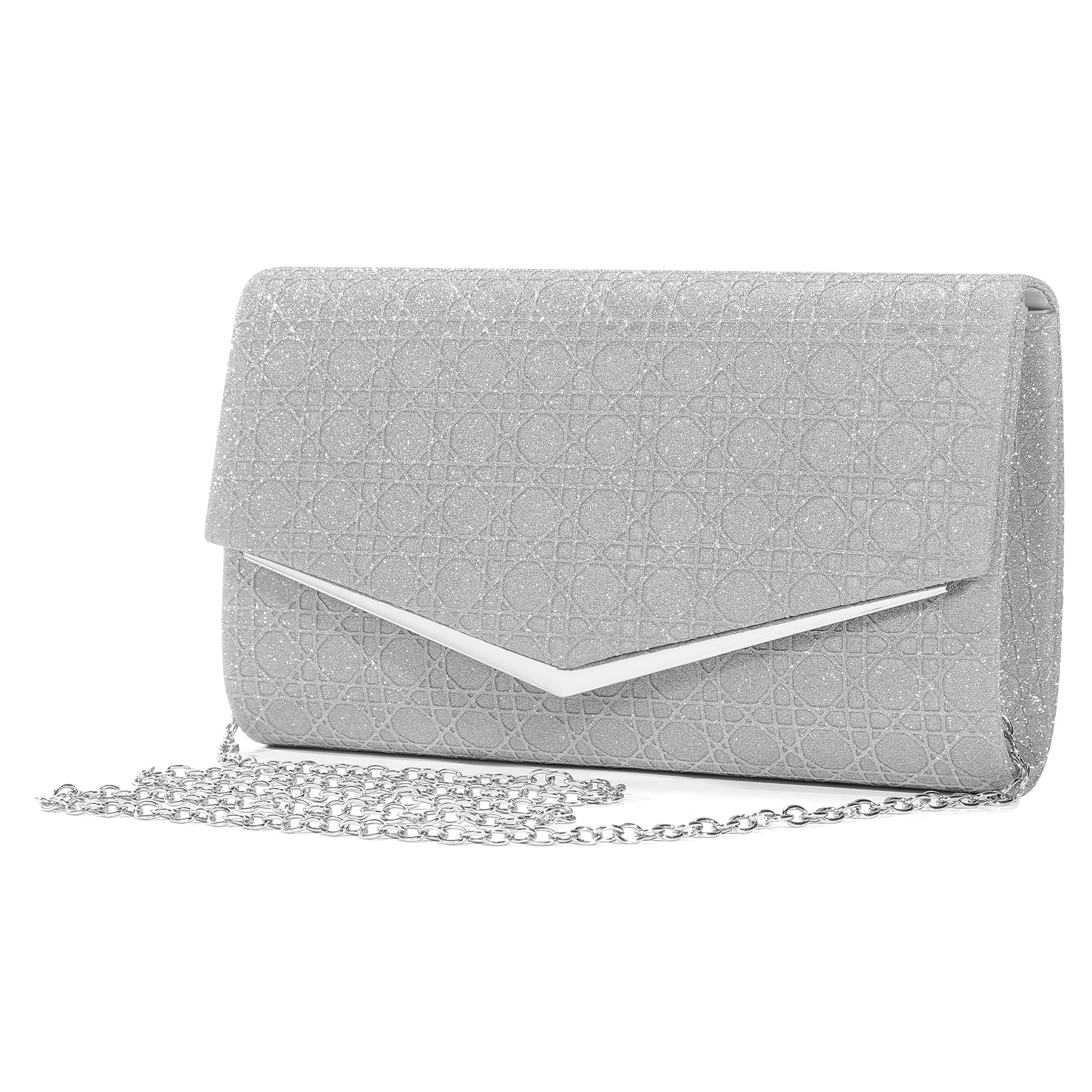 Damen Glitzer Abendtaschen Clutch Tasche Umhängetasche Party Hochzeit Handtasche