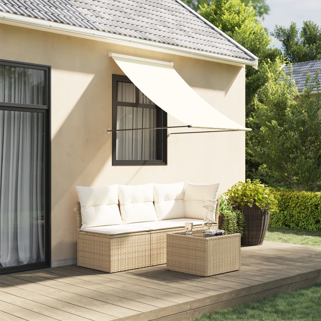 Markise Einziehbar Stahl Fenstermarkise Klemmmarkise Fallarmmarkise Sonnenschutz - Bild 19 von 28
