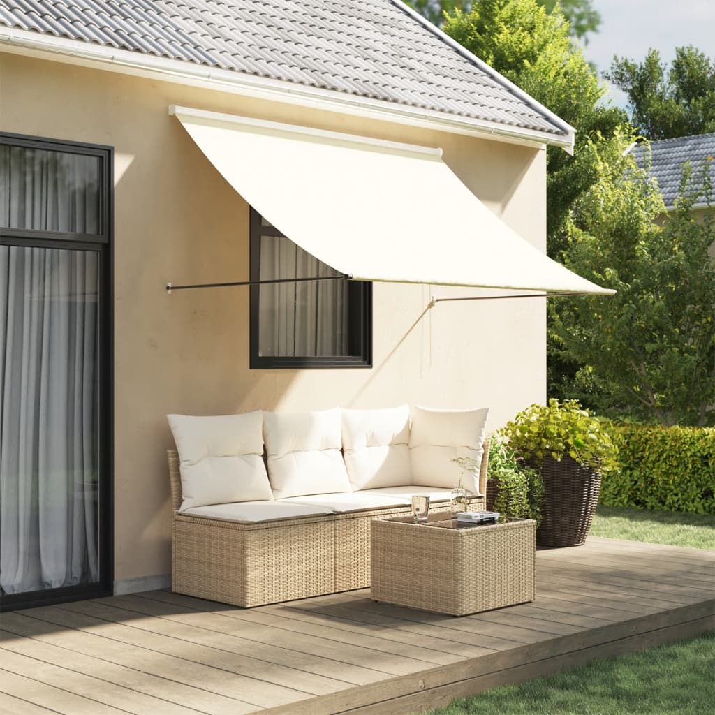 Markise Einziehbar Stahl Fenstermarkise Klemmmarkise Fallarmmarkise Sonnenschutz - Bild 20 von 28