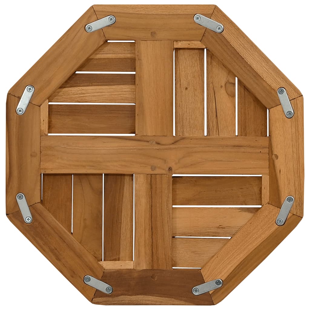 Tischplatte Holzplatte Rund Achteckig Quadratisch Teak Massivholz Tisch Platte - Bild 29 von 29