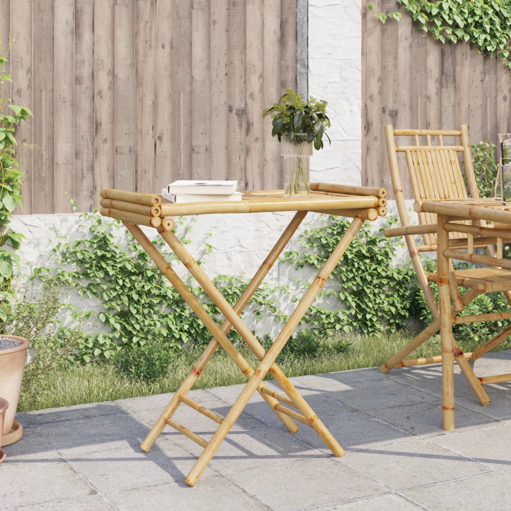 Balkontisch Gartentisch Tabletttisch Bambus Klapptisch Esstisch Konsolentisch - Bild 26 von 48