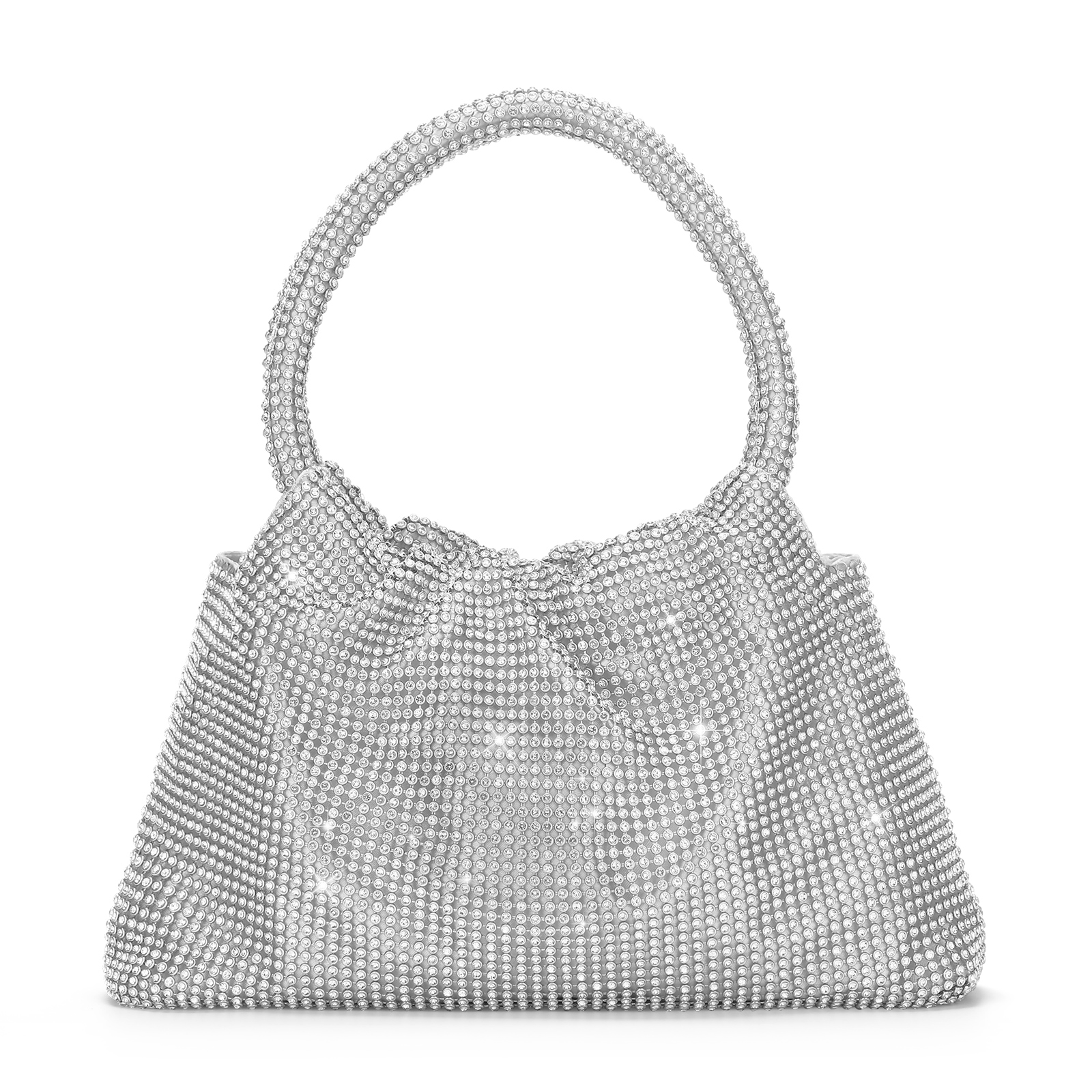 Women Rhinestone Evening Bag Wedding Clutch Purse Sparkly Prom Cocktail Handbag - Picture 66 of 79