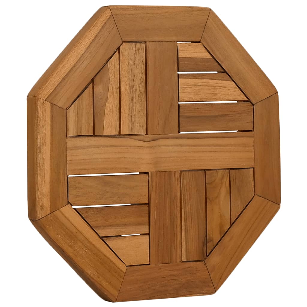 Tischplatte Holzplatte Rund Achteckig Quadratisch Teak Massivholz Tisch Platte - Bild 28 von 29