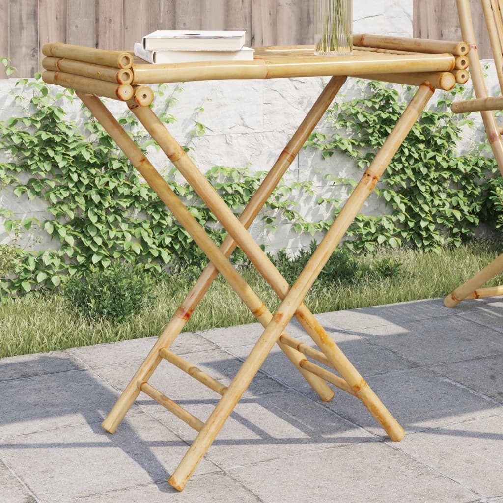 Balkontisch Gartentisch Tabletttisch Bambus Klapptisch Esstisch Konsolentisch - Bild 24 von 48