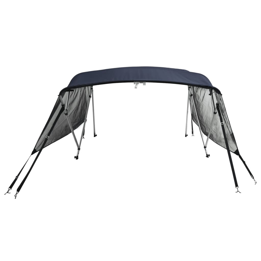3/4-Bow Bimini Top Canvas Bezug mit populaire Seitenteile Bootsverdeck Sonnensegel Boot