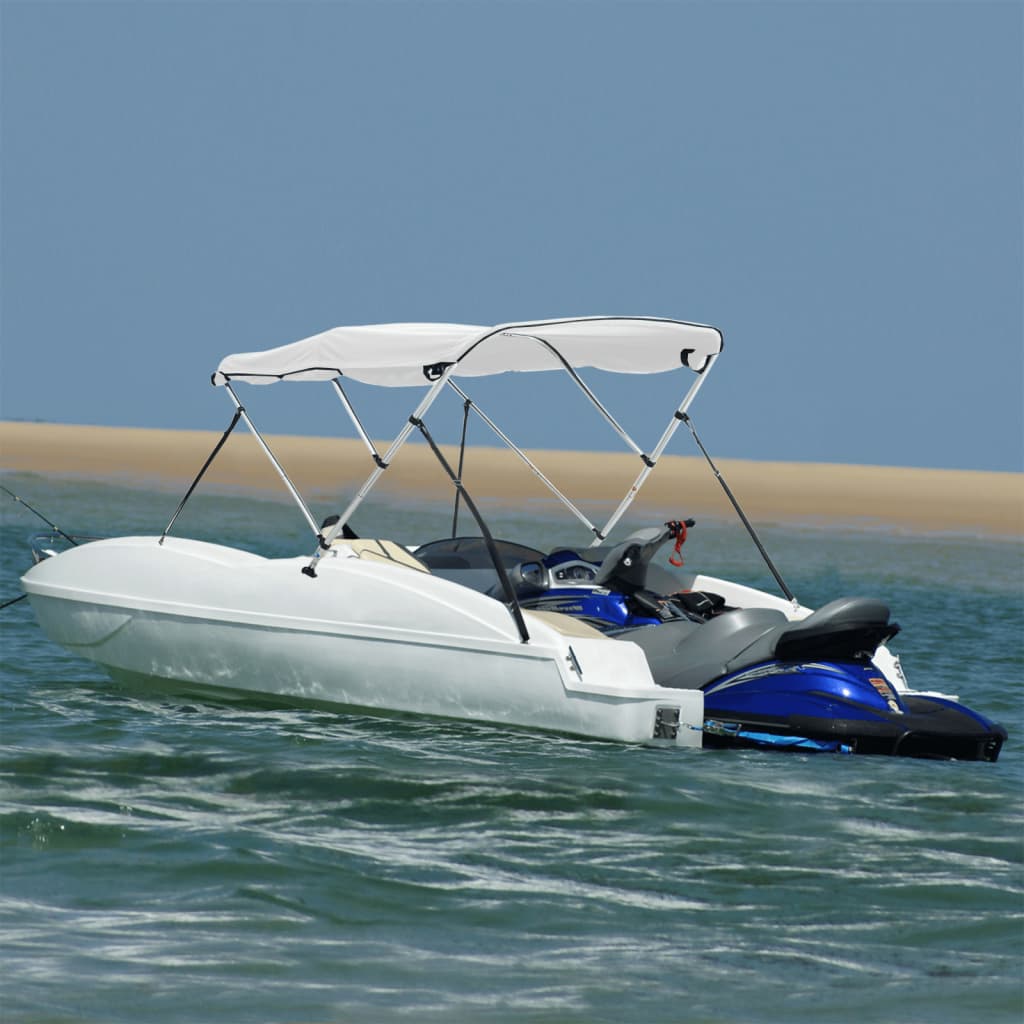 3/4-Bow Bimini Top Canvas Bezug vente en gros mit Seitenteile Bootsverdeck Sonnensegel Boot