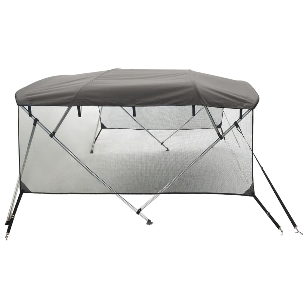 3/4-Bow Bimini Top Canvas Bezug mit collections Seitenteile Bootsverdeck Sonnensegel Boot