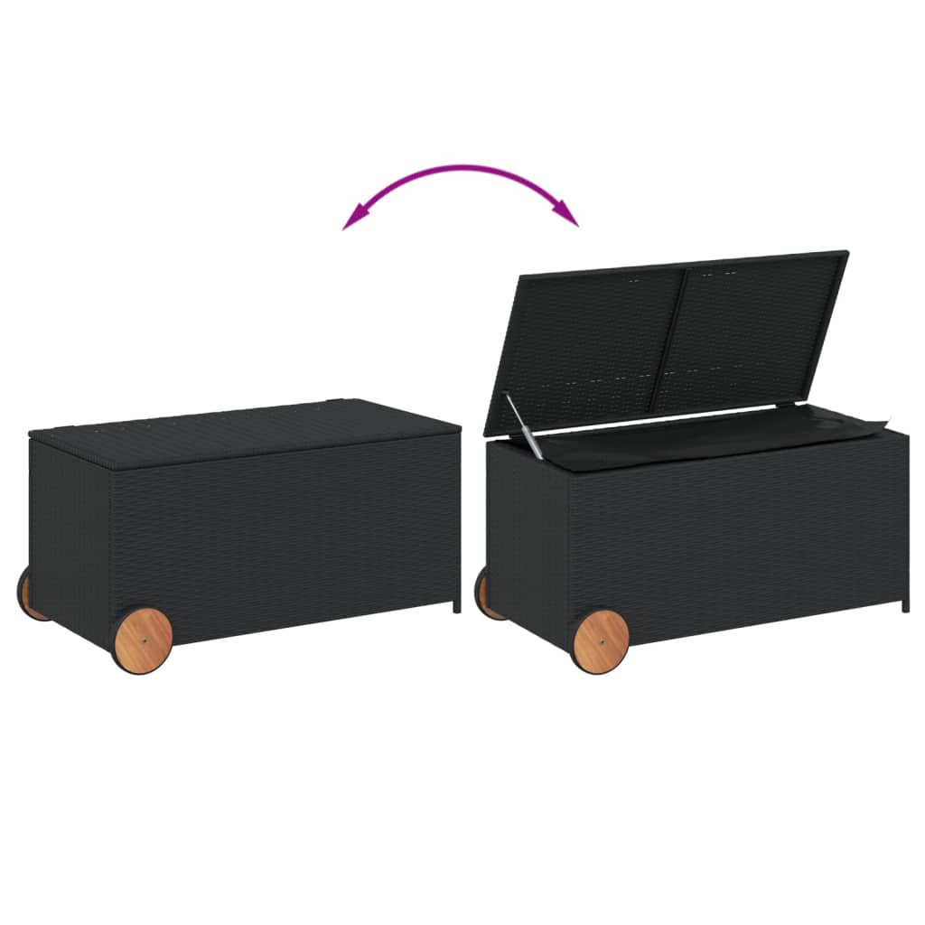 Poly Rattan Gartentruhe Auflagenbox Kissenbox Gartenbox Aufbewahrungsbox Truhe - Bild 50 von 95
