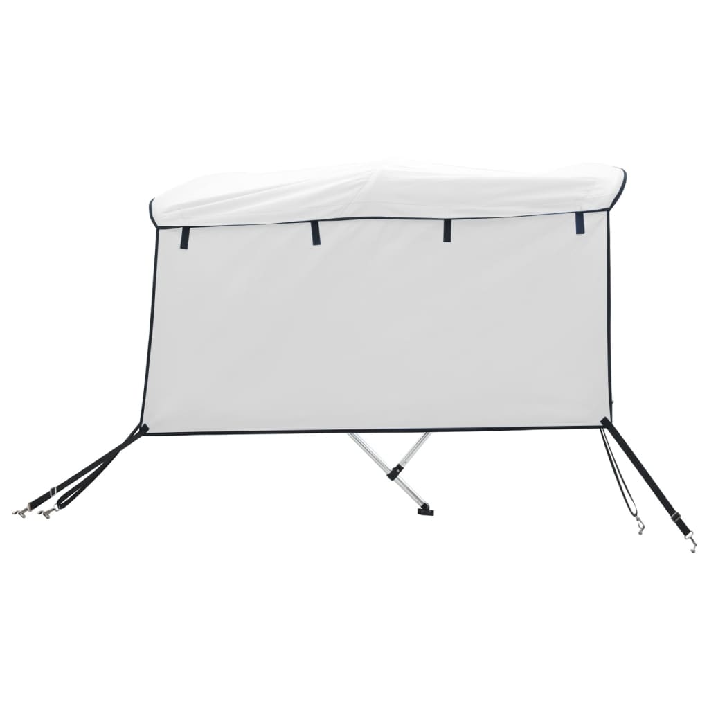 3/4-Bow Bimini Top Canvas Bezug mit Seitenteile Bootsverdeck Sonnensegel officiel Boot