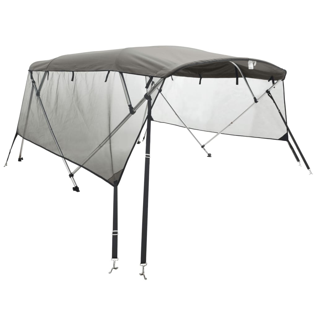 3/4-Bow Bimini Top Canvas Bezug mit Seitenteile soldes Bootsverdeck Sonnensegel Boot