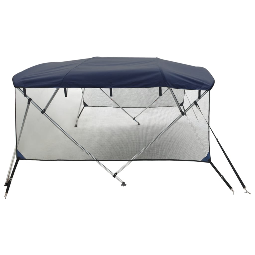 3/4-Bow Bimini Top Canvas Bezug mit Seitenteile soldes Bootsverdeck Sonnensegel Boot