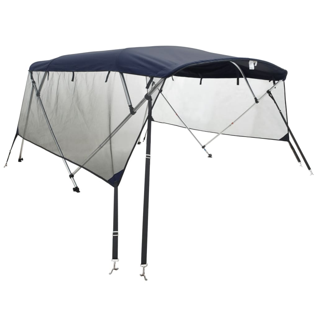 3/4-Bow Bimini Top Canvas Bezug mit Seitenteile Bootsverdeck Sonnensegel Boot économies