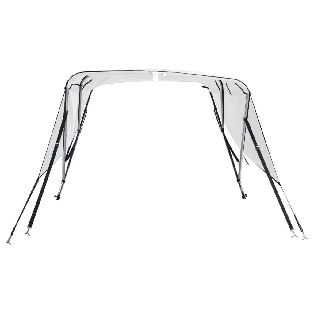 3/4-Bow Bimini Top Canvas Bezug mit Seitenteile Bootsverdeck Sonnensegel 2024 Boot