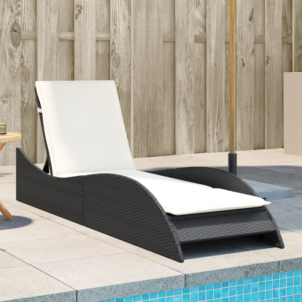 Sonnenliege Gartenliege Liegestuhl Relaxliege Strandliege Doppelliege Polyrattan - Bild 13 von 71
