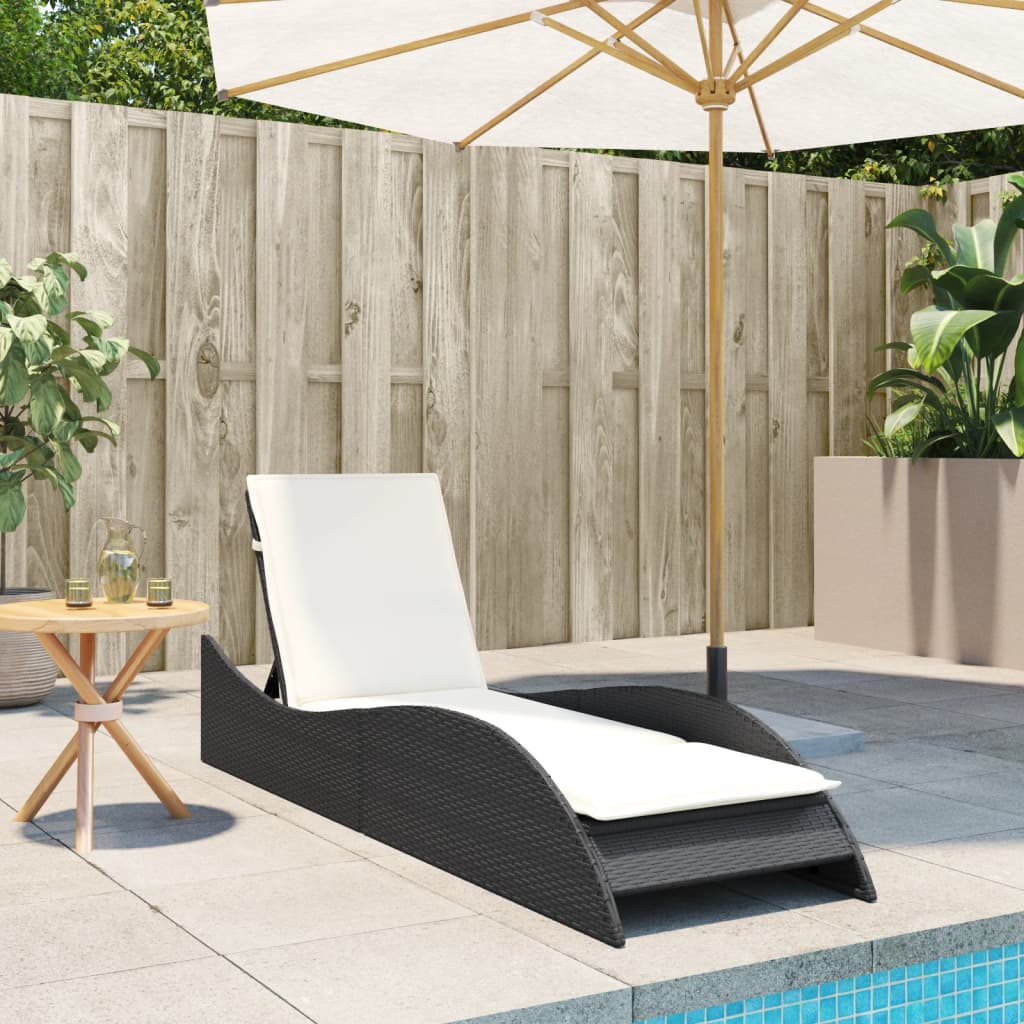 Sonnenliege Gartenliege Liegestuhl Relaxliege Strandliege Doppelliege Polyrattan - Bild 15 von 71