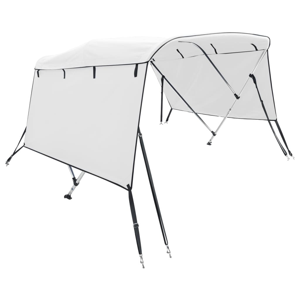 3/4-Bow Bimini Top Canvas Bezug mit collections Seitenteile Bootsverdeck Sonnensegel Boot