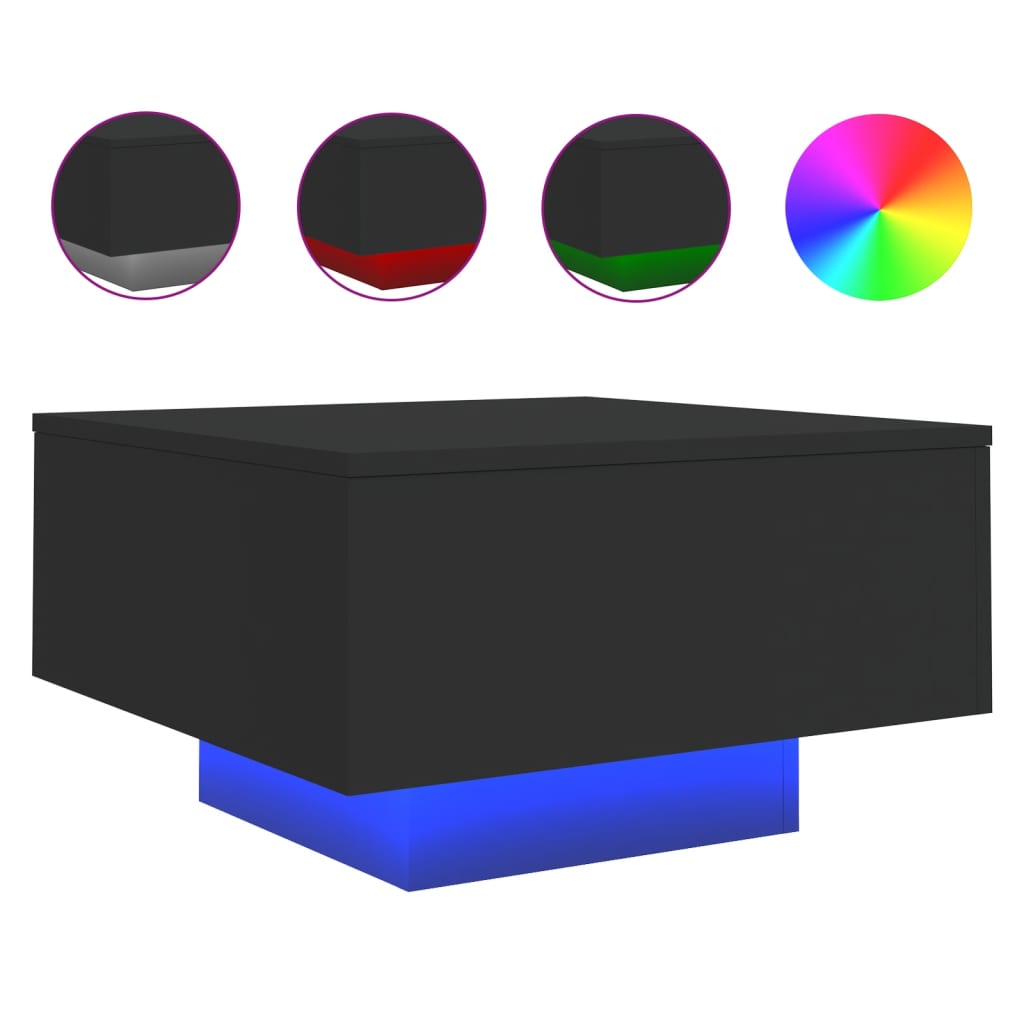 Couchtisch Wohnzimmertisch mit LED Beleuchtung Beistelltisch Stehtische - Bild 25 von 89