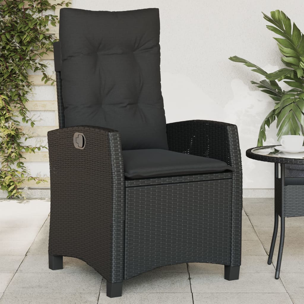 Poly Rattan Gartensessel mit Kissen Verstellbar Gartenstuhl Sessel Stuhl Stühle - Bild 18 von 77