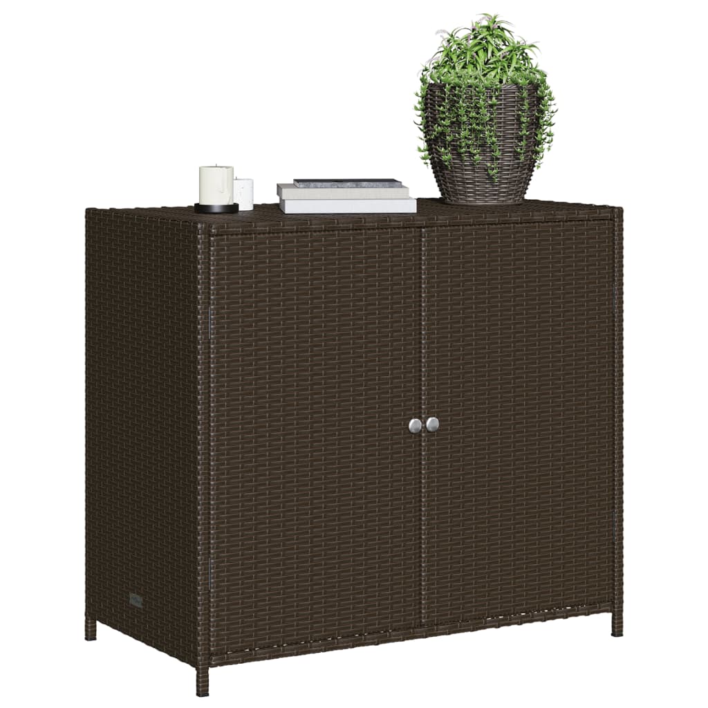 Gartenschrank Balkonschrank Geräteschrank Haushaltsschrank Schrank Poly Rattan - Bild 26 von 55