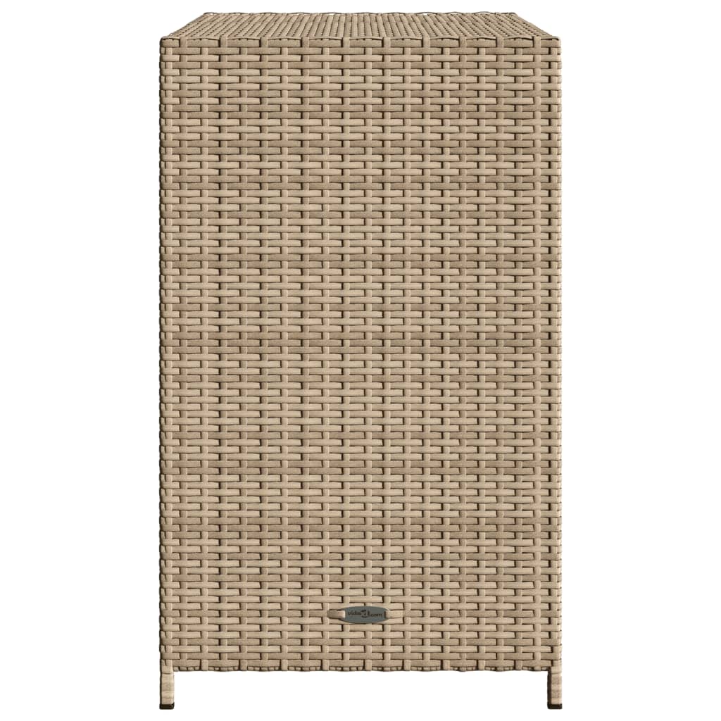 Gartenschrank Balkonschrank Geräteschrank Haushaltsschrank Schrank Poly Rattan - Bild 52 von 55