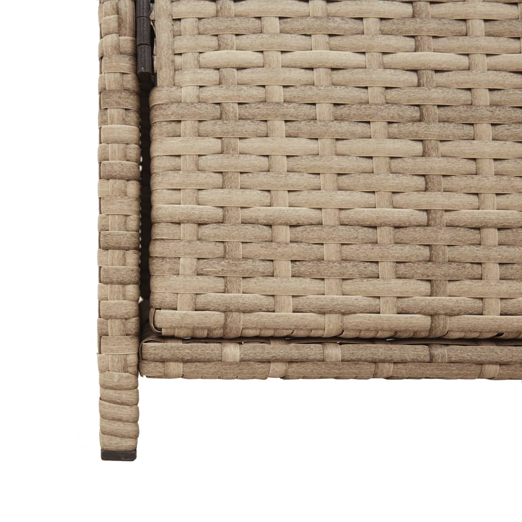 Gartenschrank Balkonschrank Geräteschrank Haushaltsschrank Schrank Poly Rattan - Bild 54 von 55