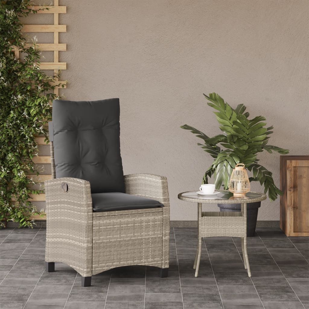 Poly Rattan Gartensessel mit Kissen Verstellbar Gartenstuhl Sessel Stuhl Stühle - Bild 71 von 77