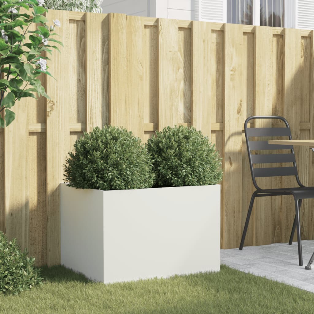 Metall Pflanzkübel Blumenkasten Hochbeet Gemüsebeet Blumenbeet Stahl Beet Garten - Bild 38 von 93