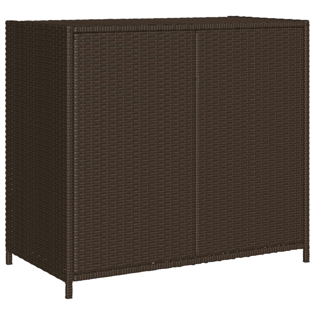 Gartenschrank Balkonschrank Geräteschrank Haushaltsschrank Schrank Poly Rattan - Bild 31 von 55
