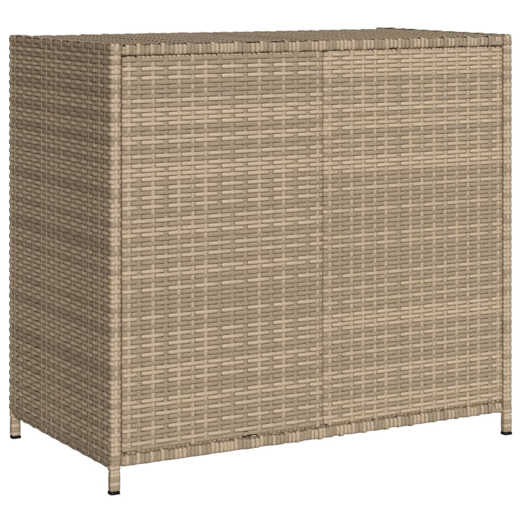 Gartenschrank Balkonschrank Geräteschrank Haushaltsschrank Schrank Poly Rattan - Bild 53 von 55