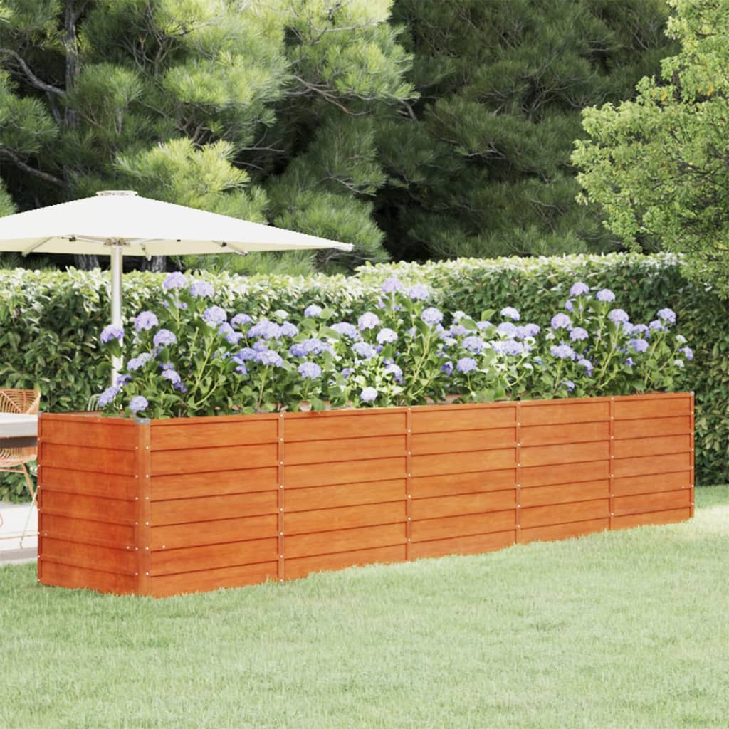 Cortenstahl Hochbeet Pflanzbeet Gemüsebeet Gartenbeet Pflanzkasten Blumenbeet