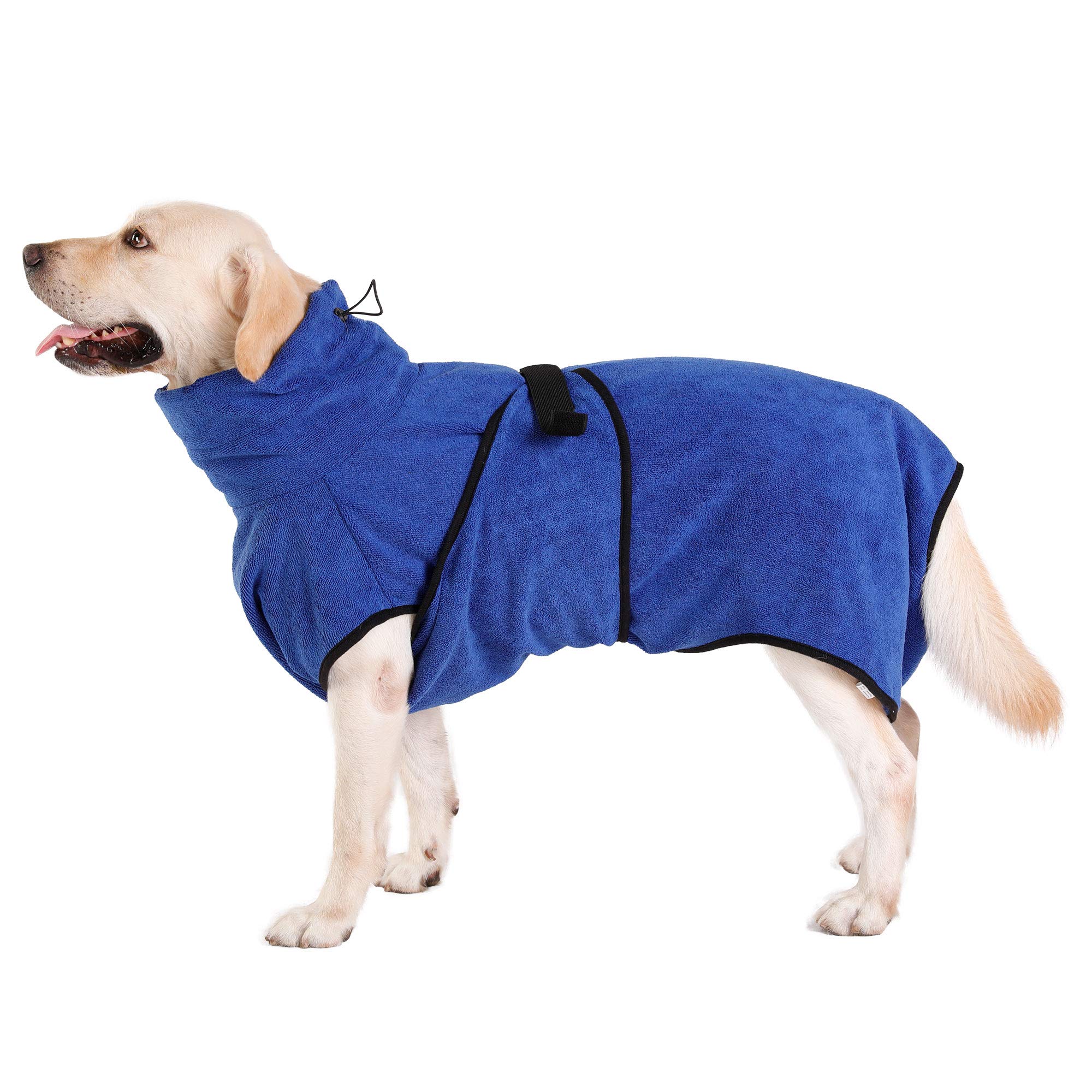 S-XL Hunde Bademantel Mikrofaser Hundehandtuch Schnell Trocknend Haustiermantel