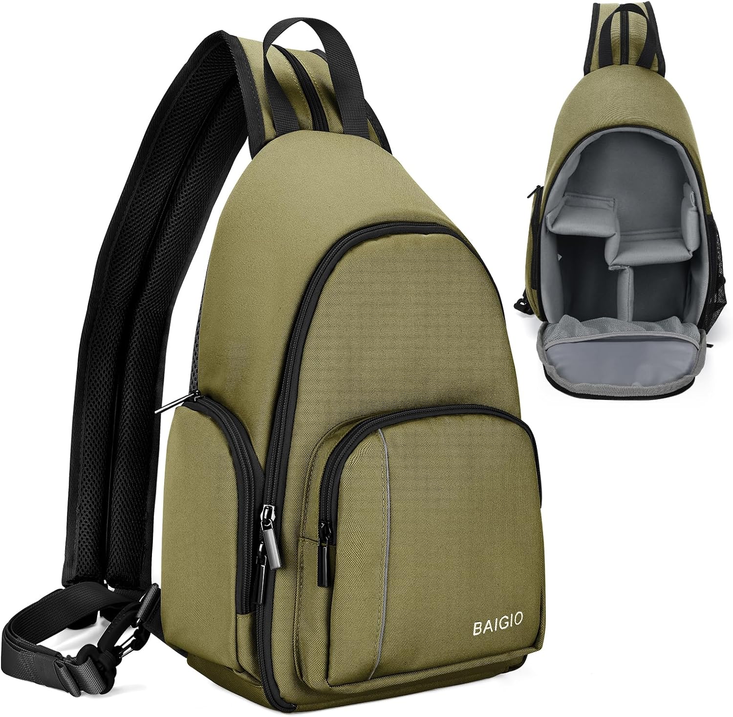 Kamerarucksack DSLR SLR Kameratasche Fototasche Brusttasche für Sony Canon Nikon