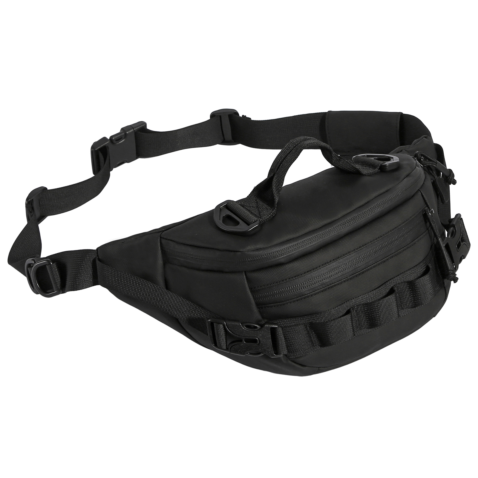 Military Tactical Fanny Pack Molle Crossbody Bag Men Women Waist Hip Belt Bumbag - Picture 18 of 22