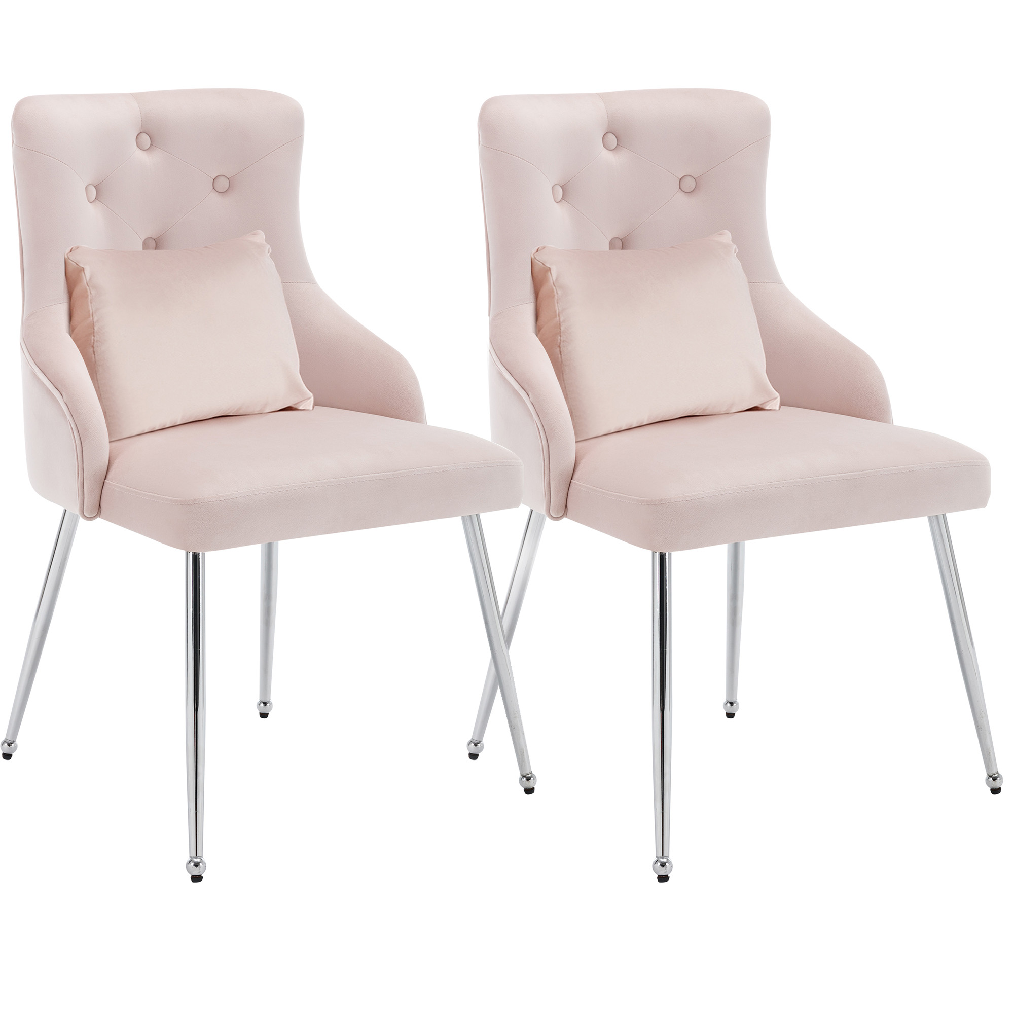 1/2/4/6x Dining Chairs Set Velvet Padded Metal Legs Kitchen Office Home Chair - Picture 40 of 51