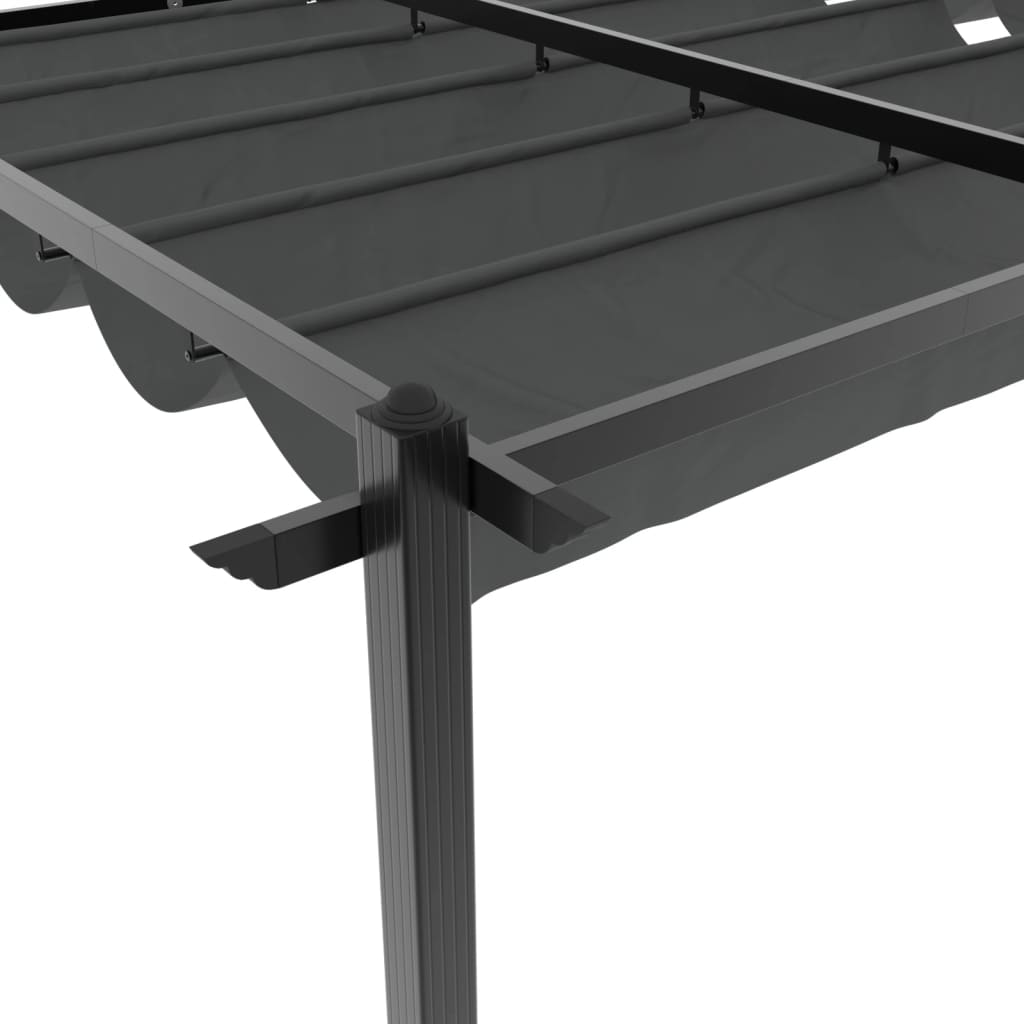 6x3m Pavillon Aluminium mit ausziehbarem Dach Garten Pergola Gazebo Partyzelt - Bild 21 von 32