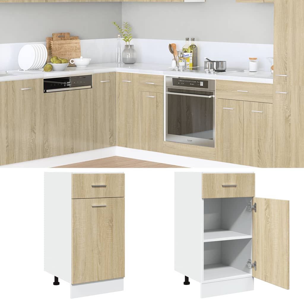 Sonoma-Eiche Küchenschrank Hängeschrank Unterschrank Küchen Zeile Küchenschränke - Bild 39 von 338