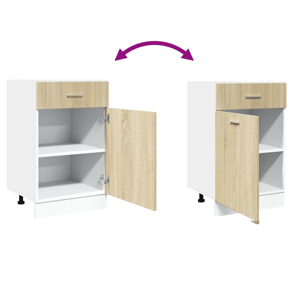 Sonoma-Eiche Küchenschrank Hängeschrank Unterschrank Küchen Zeile Küchenschränke - Bild 58 von 338