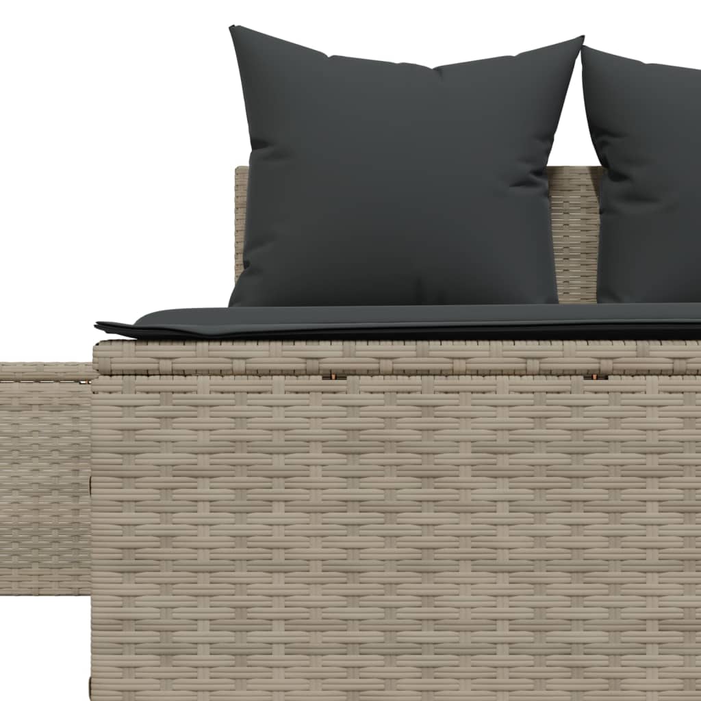 Doppel-Sonnenliege mit Auflagen Gartenliege Liegestuhl Loungeliege Poly Rattan - Bild 69 von 72