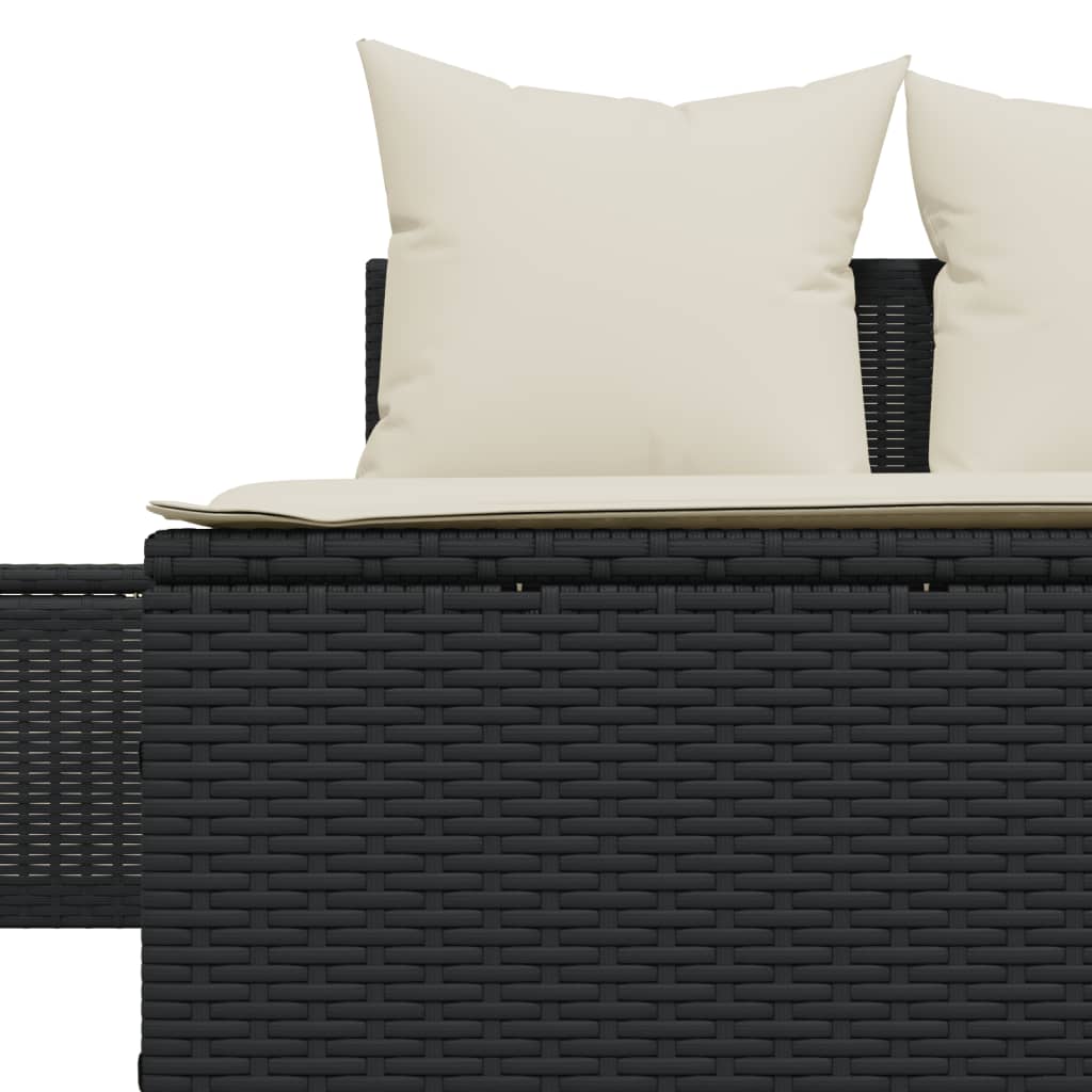 Doppel-Sonnenliege mit Auflagen Gartenliege Liegestuhl Loungeliege Poly Rattan - Bild 19 von 72
