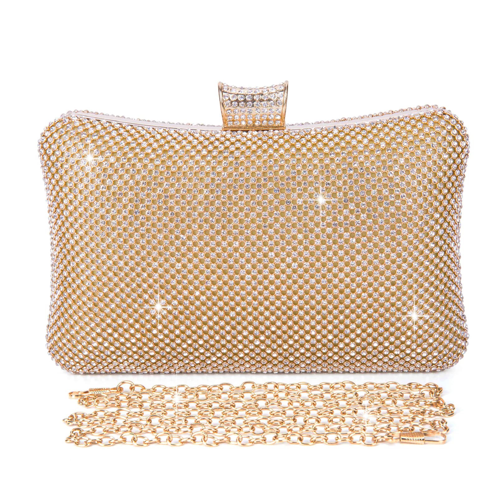Abendtasche Damen Clutch Bag Kette Handtasche Umhängetasche Hochzeit Party Prom