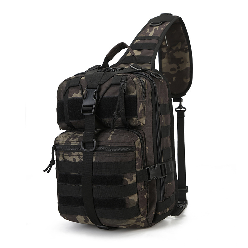 Mens Sling Backpack-Molle Tactical Military-Outdoor Travel Shoulder Chest Bag - Picture 21 of 68