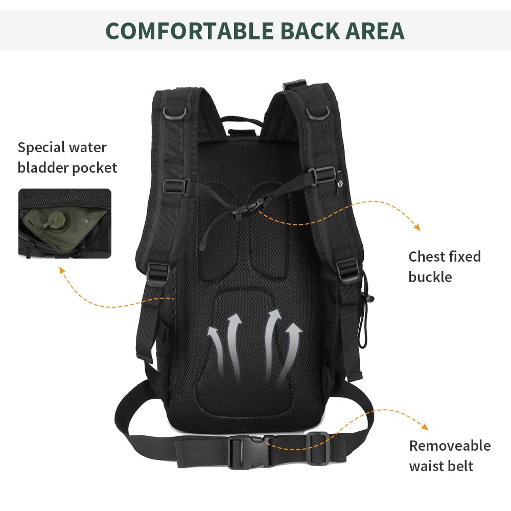 40L 50L Taktischer Rucksack Militär Wanderrucksack Wasserdicht Trekkingrucksack