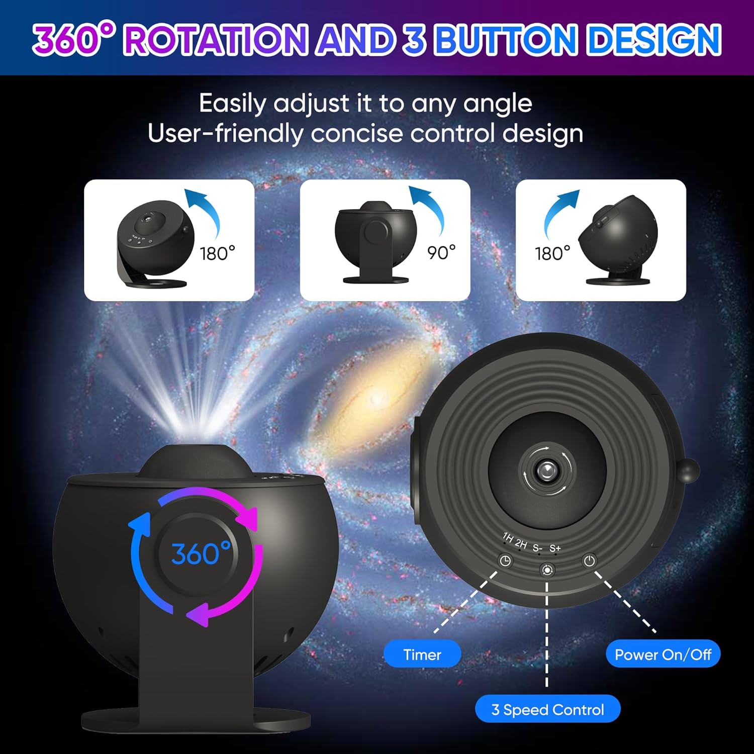 Galaxy Projector 13-In-1 HD Planetarium Star Projector Sky Constellation Night