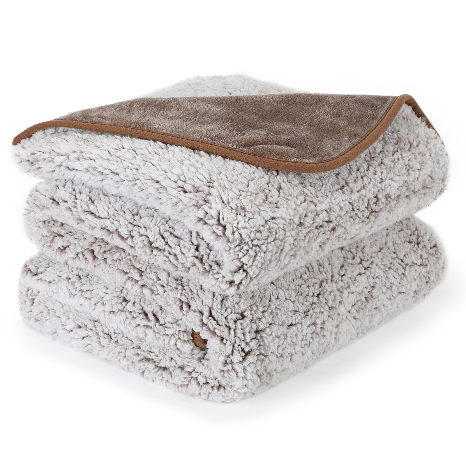 Dog Blanket Waterproof Sherpa Fleece Blanket Sofa Protector Bed Sofa Cat Blanket - Picture 19 of 28