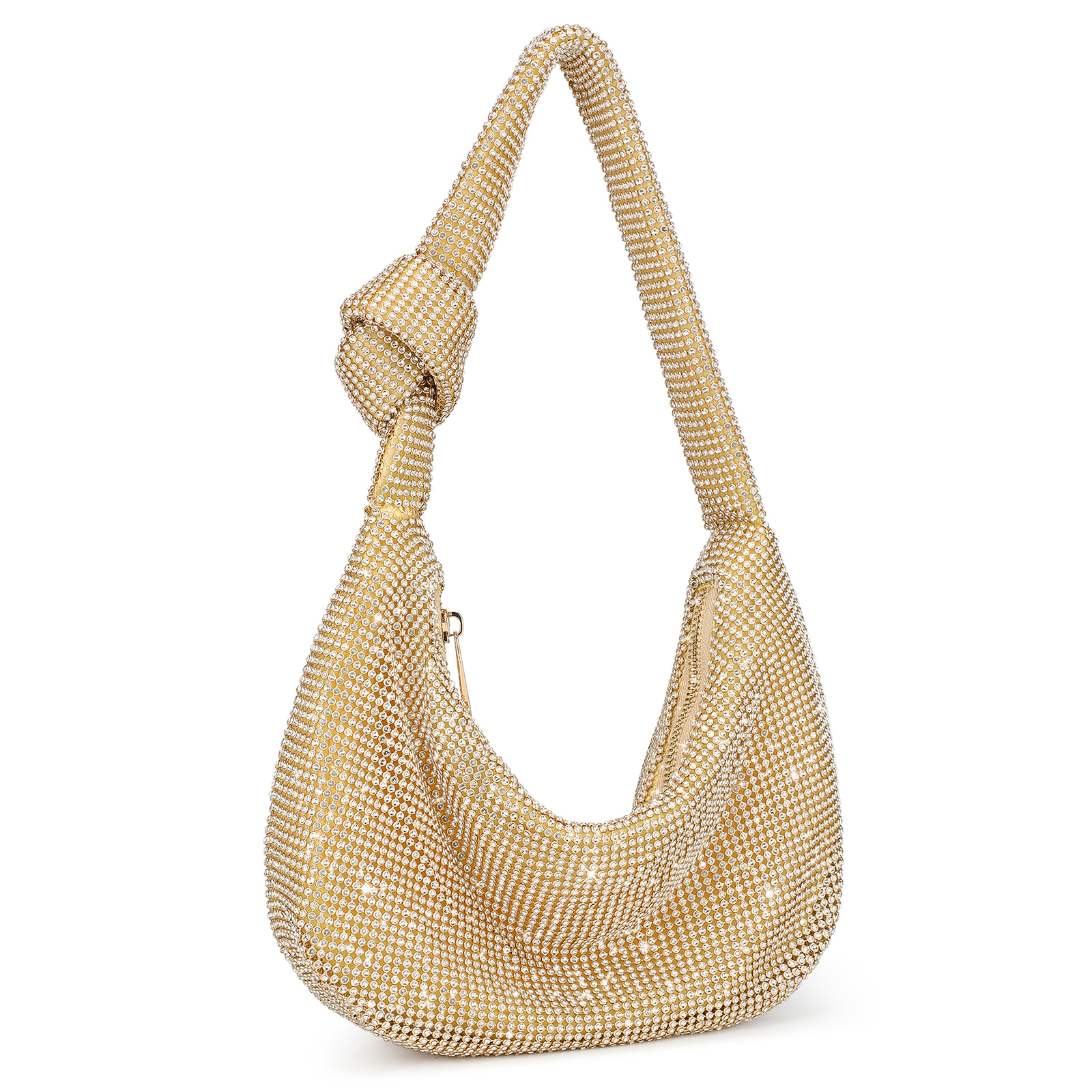 Women Rhinestone Evening Bag Wedding Clutch Purse Sparkly Prom Cocktail Handbag - Picture 15 of 79