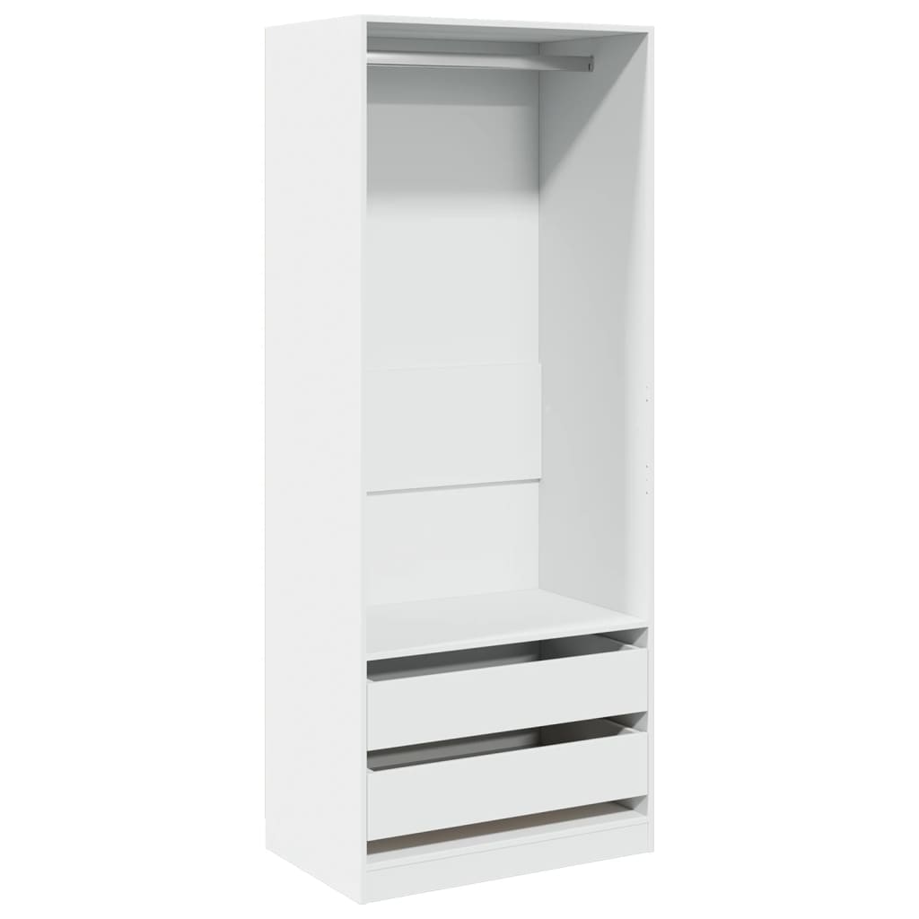 Kleiderschrank mit 2 Schubladen Offen Garderoben Schrank (30-100)x80x200cm - Bild 101 von 103