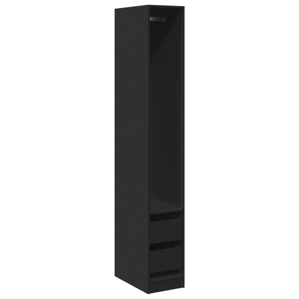 Kleiderschrank mit 2 Schubladen Offen Garderoben Schrank (30-100)x80x200cm - Bild 20 von 103