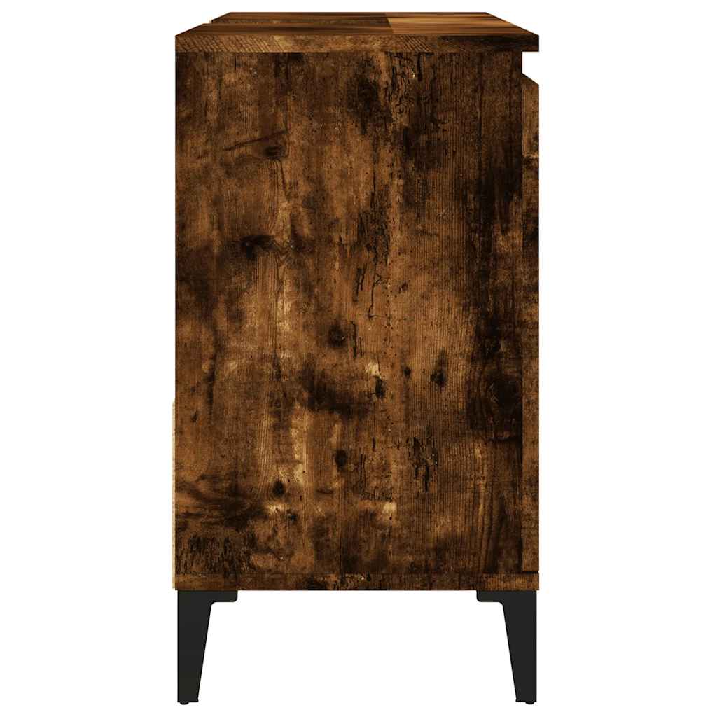 Waschbeckenunterschrank Waschtisch Unterschrank Badschrank mit 2 Schubladen - Bild 55 von 86