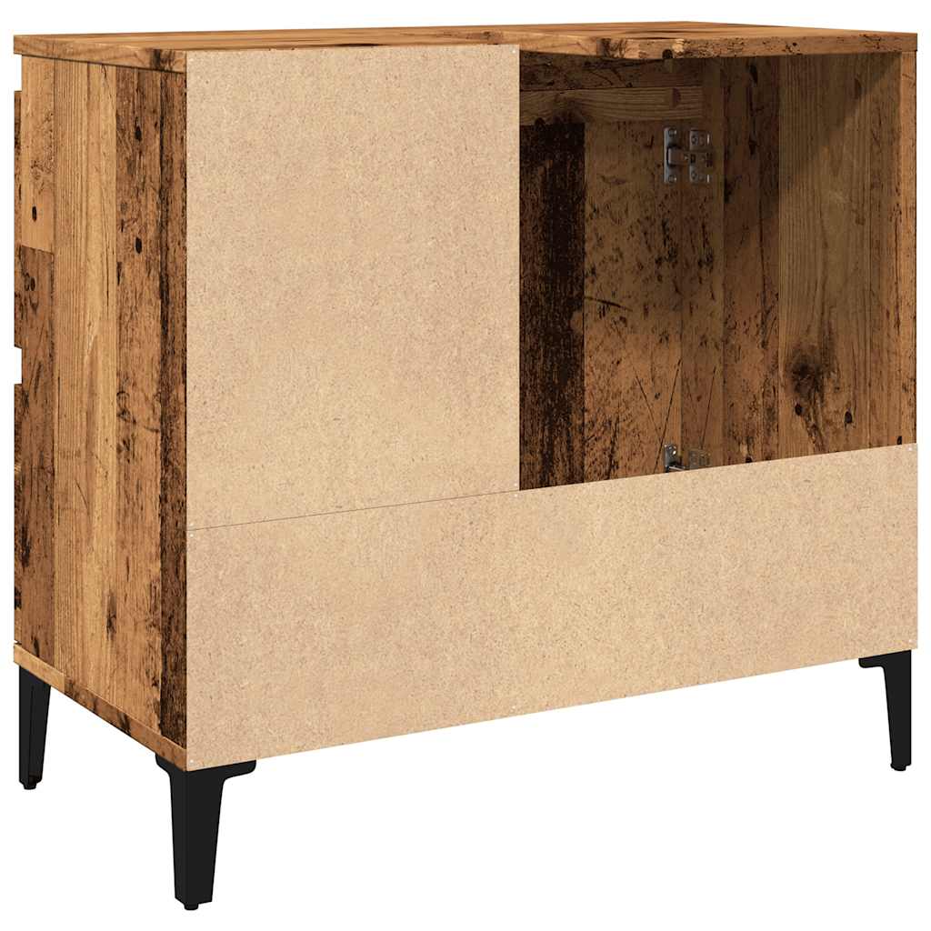 Waschbeckenunterschrank Waschtisch Unterschrank Badschrank mit 2 Schubladen - Bild 83 von 86