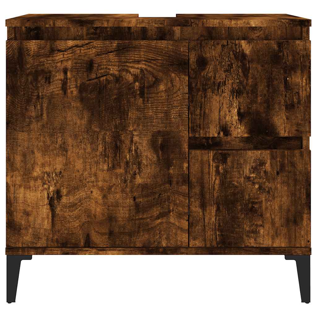 Waschbeckenunterschrank Waschtisch Unterschrank Badschrank mit 2 Schubladen - Bild 54 von 86